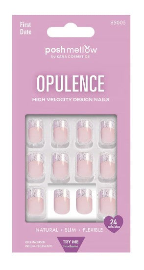 Poshmellow Opulence High Velocity Design Nails – First Date 65005 - ANNS BEAUTY SUPPLY